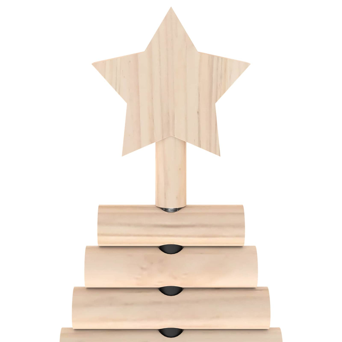 Houten kerstboom KOTKA 60 cm Massief grenenhout Natuurlijk
