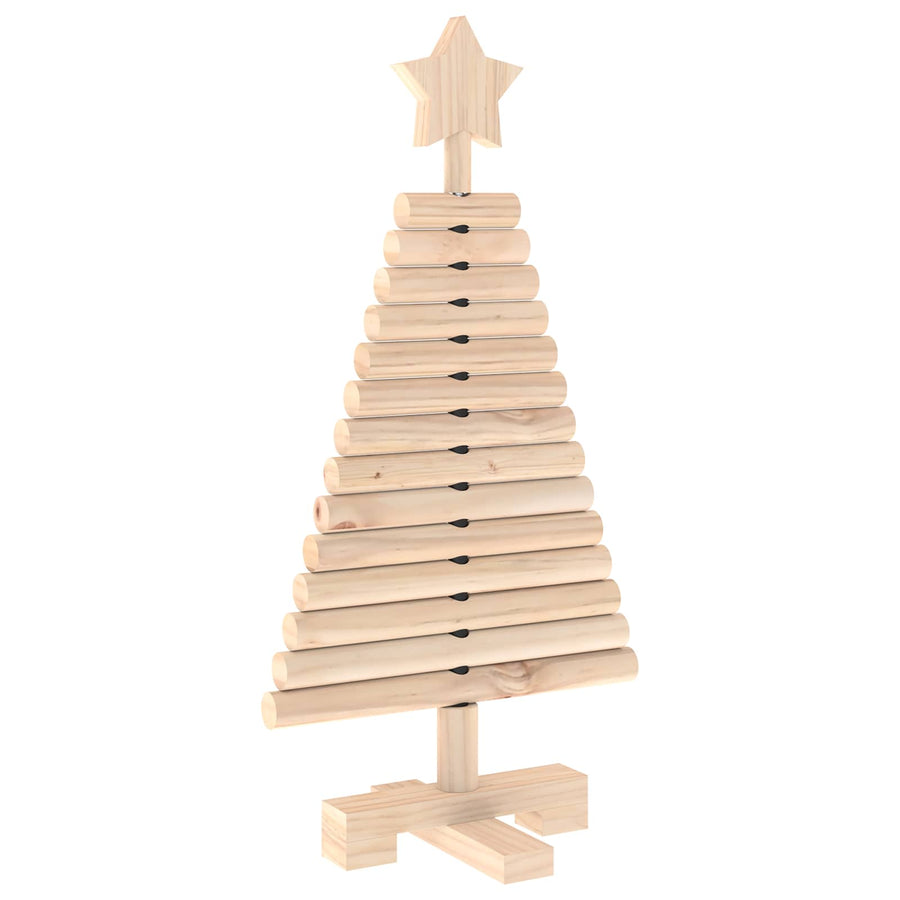 Houten kerstboom KOTKA 60 cm Massief grenenhout Natuurlijk