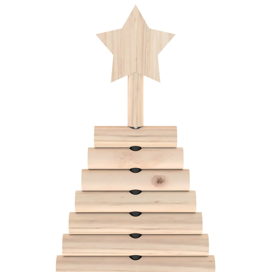 Houten kerstboom KOTKA 90 cm Massief grenenhout Natuurlijk
