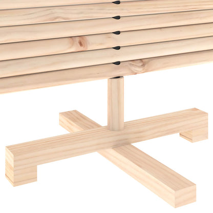 Houten kerstboom KOTKA 120 cm Massief grenenhout Natuurlijk