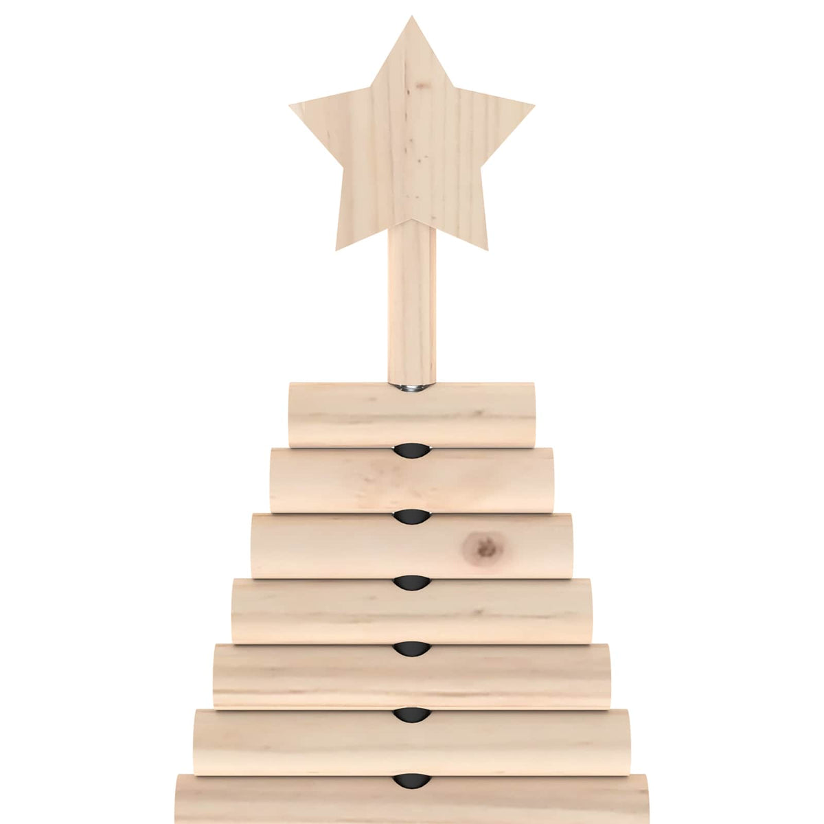 Houten kerstboom KOTKA 120 cm Massief grenenhout Natuurlijk
