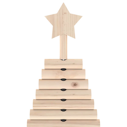 Houten kerstboom KOTKA 120 cm Massief grenenhout Natuurlijk