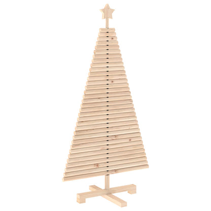 Houten kerstboom KOTKA 120 cm Massief grenenhout Natuurlijk
