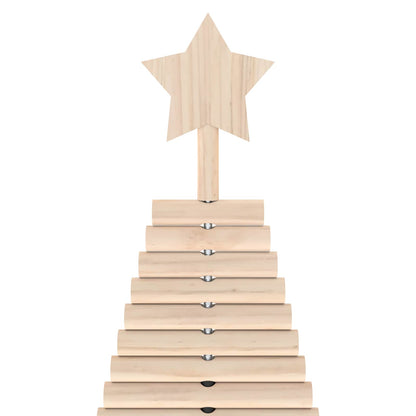 Houten kerstboom KOTKA 210 cm Massief grenenhout Natuurlijk