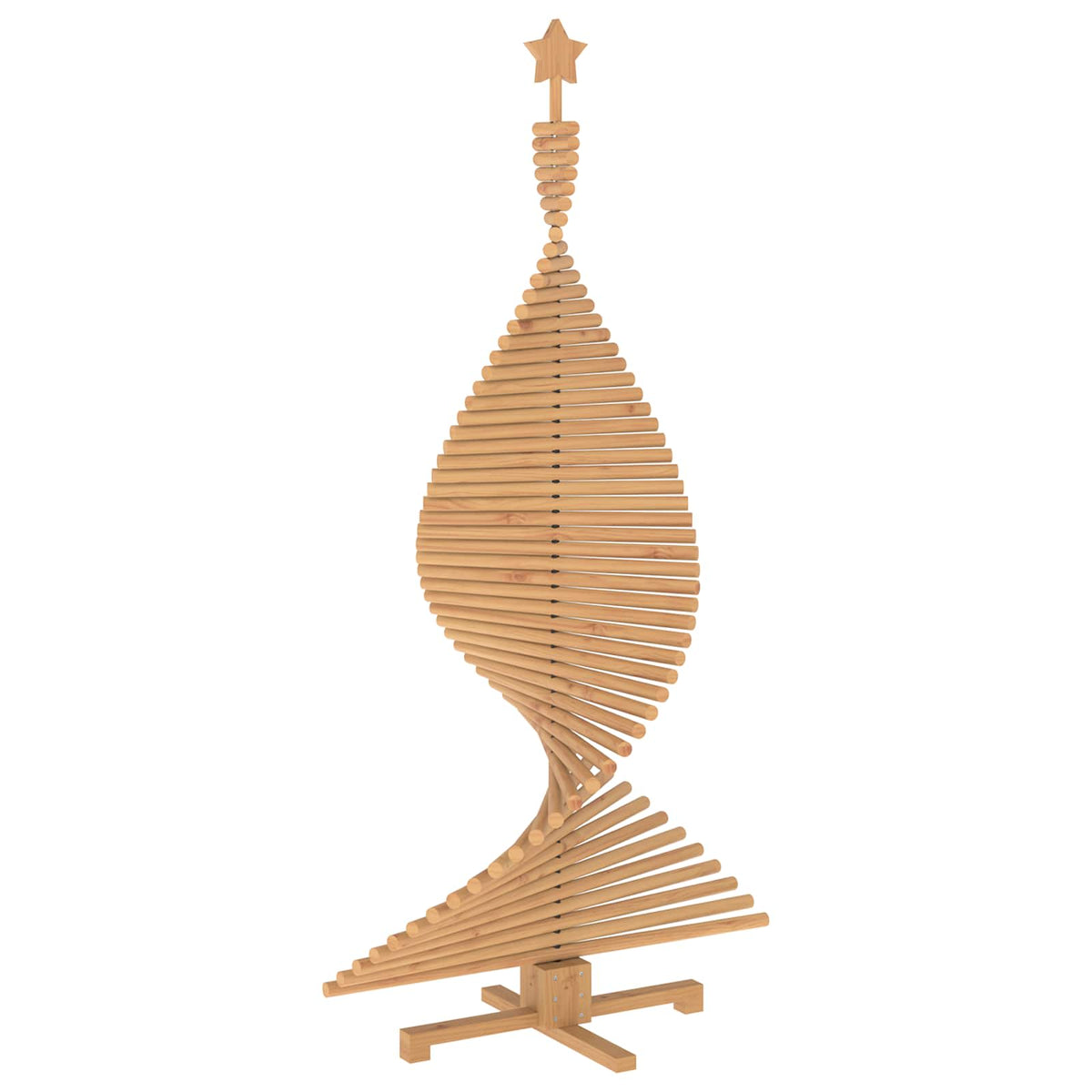 Houten kerstboom KOTKA 180 cm Massief grenenhout
