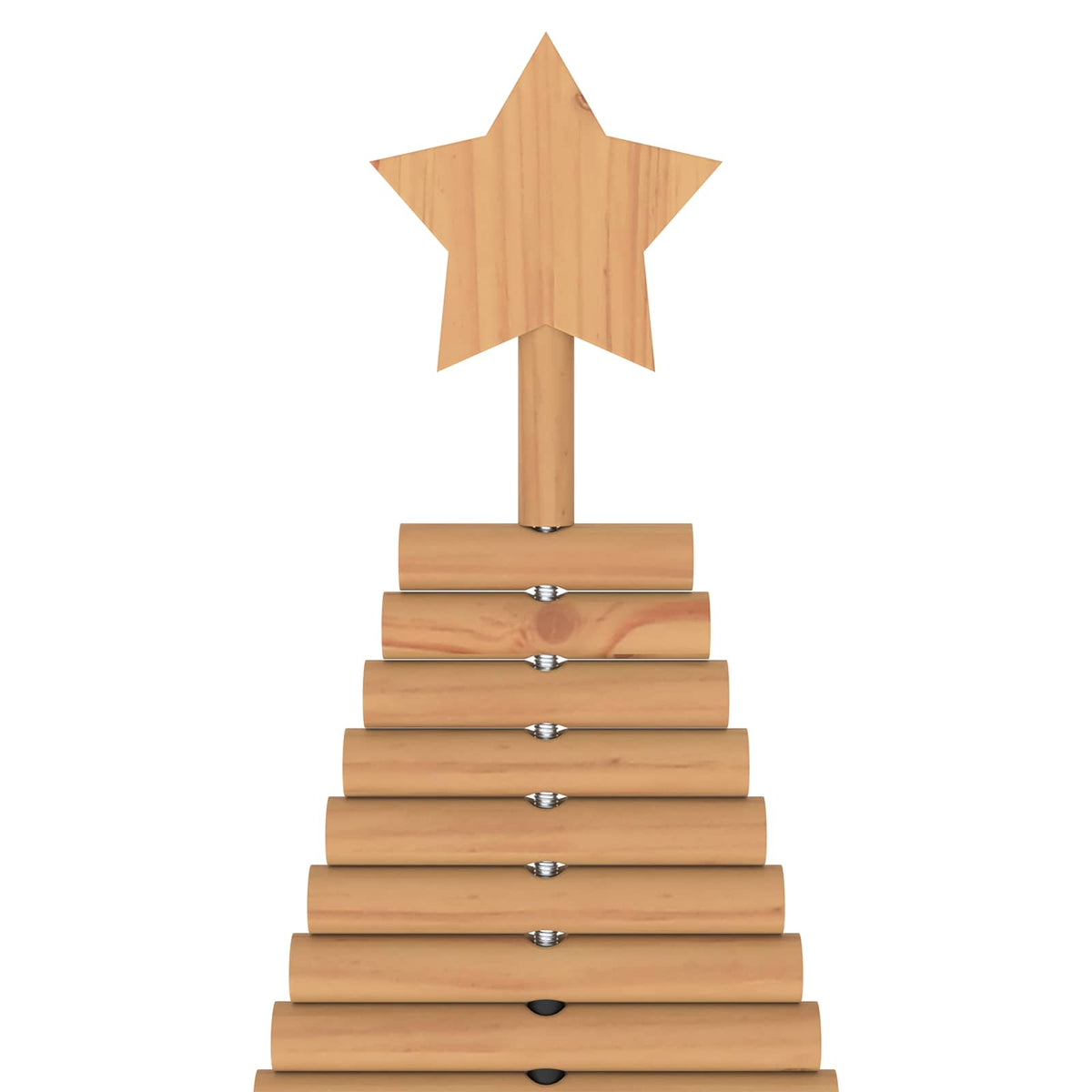 Houten kerstboom KOTKA 210 cm Massief grenenhout