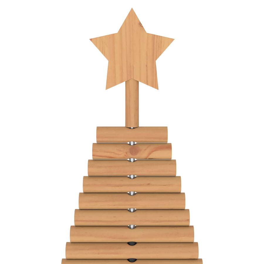 Houten kerstboom KOTKA 210 cm Massief grenenhout