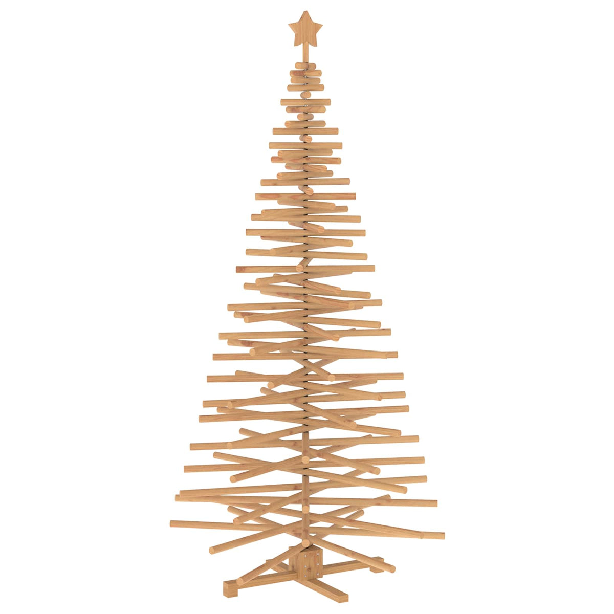 Houten kerstboom KOTKA 210 cm Massief grenenhout