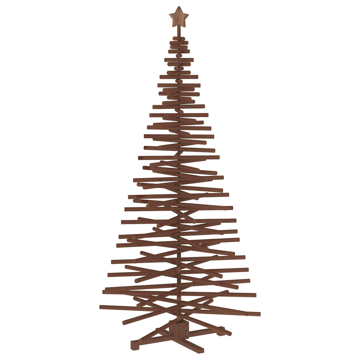 Houten kerstboom KOTKA 210 cm Massief grenenhout