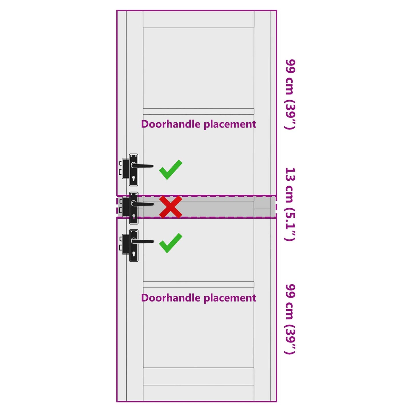 Binnendeur Wit 78 x 211 cm Multiplex