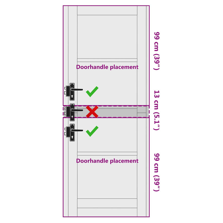 Binnendeur Wit 78 x 211 cm Multiplex