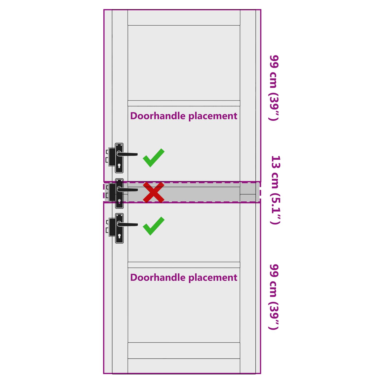 Binnendeur Wit 83 x 211 cm Multiplex