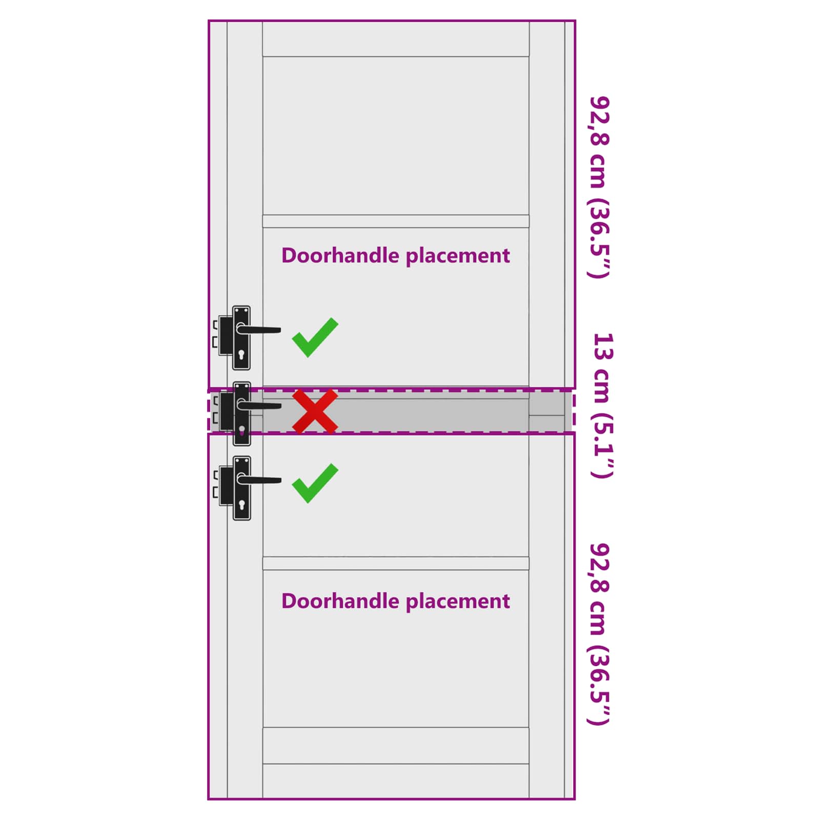 Binnendeur Wit 86 x 198,5 cm Multiplex