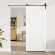 Binnendeur 93x211 cm multiplex wit