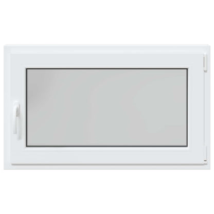 Kelderraam RISOR 100 x 60 cm PVC en glas Wit