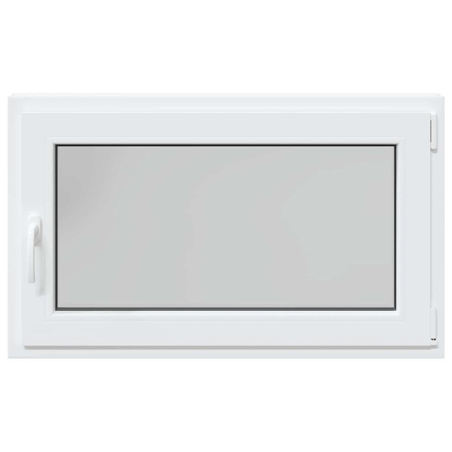 Kelderraam RISOR 100 x 60 cm PVC en glas Wit