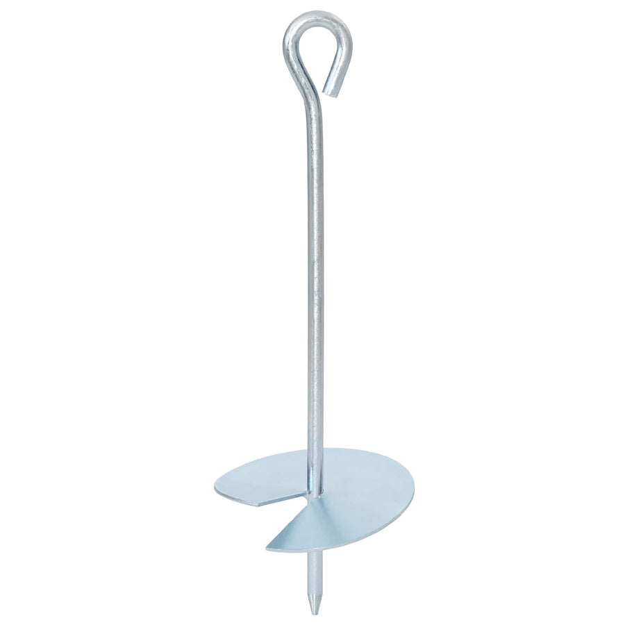 Aardeankers 2 pcs Zilverkleurig Ø10 x 30 cm