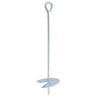 Ground anchors 2 pcs Silver-coloured Ø10 x 40 cm