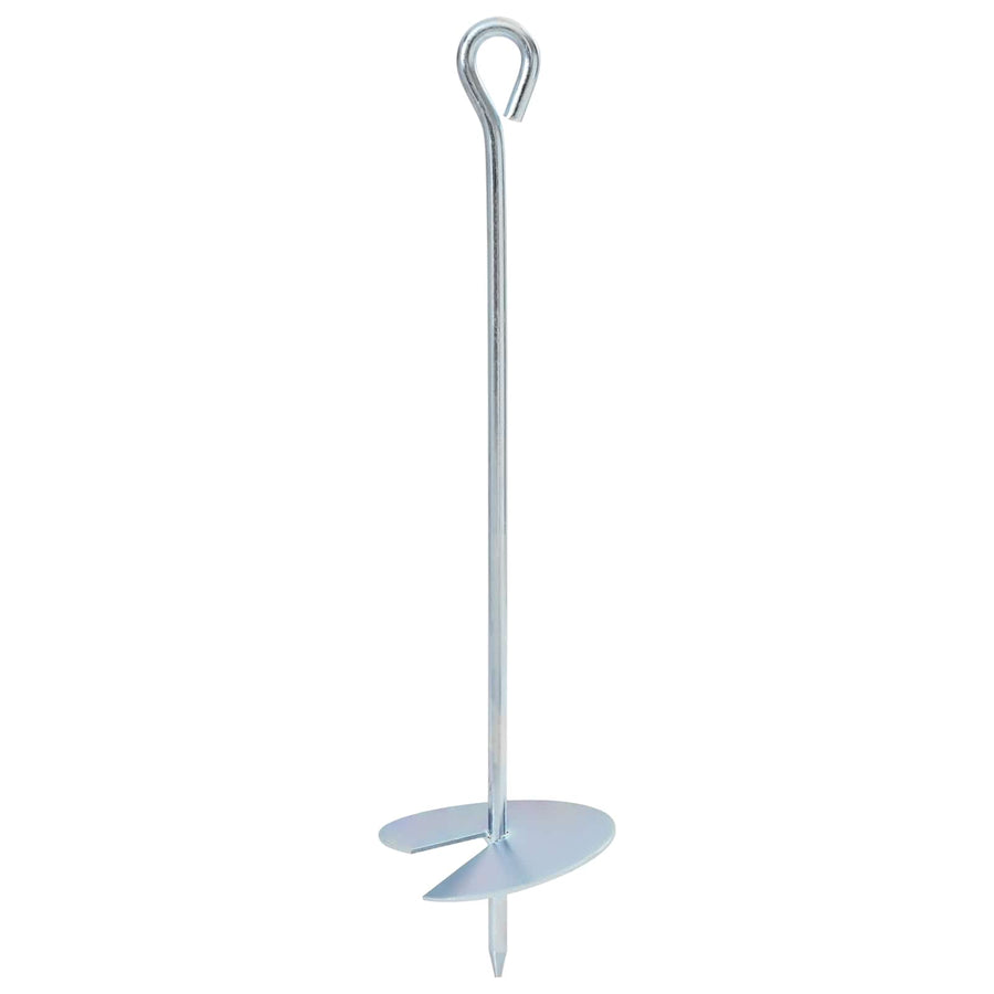 Aardeankers 4 pcs Zilverkleurig Ø10 x 40 cm