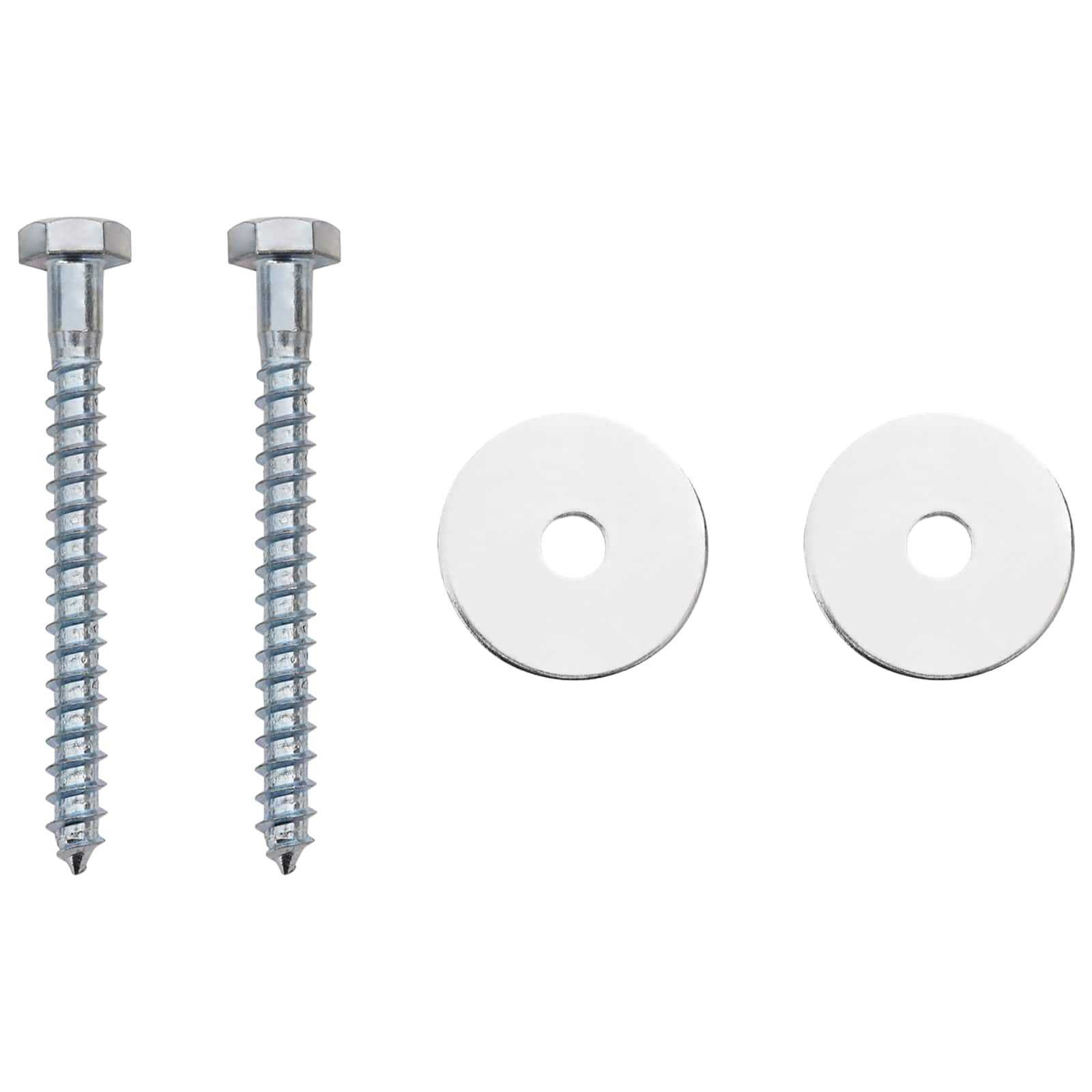 Aardeankers 2 pcs Zilverkleurig Ø10 x 50 cm