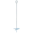 Ground Anchors 10 pcs Silver-colored Ø10 x 50 cm