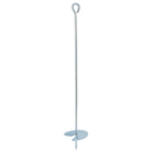 Ground Anchors 2 pcs Silver-colored Ø10 x 60 cm