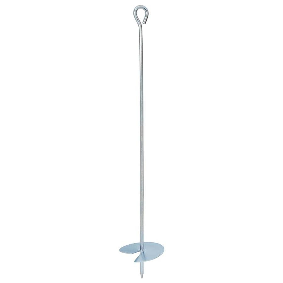 Aardeankers 2 pcs Zilverkleurig Ø10 x 60 cm
