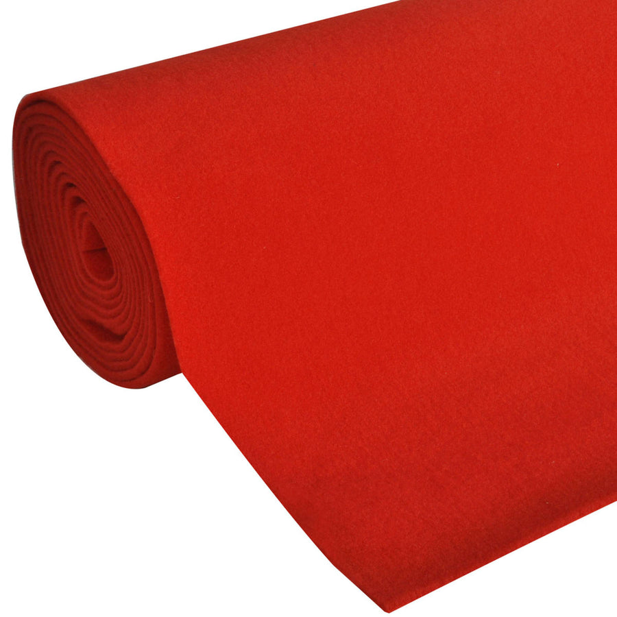 Tapijt Rood 1 x 5 m Polyester