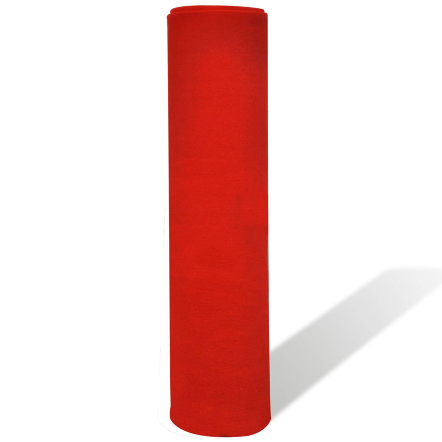 Tapijt Rood 1 x 5 m Polyester