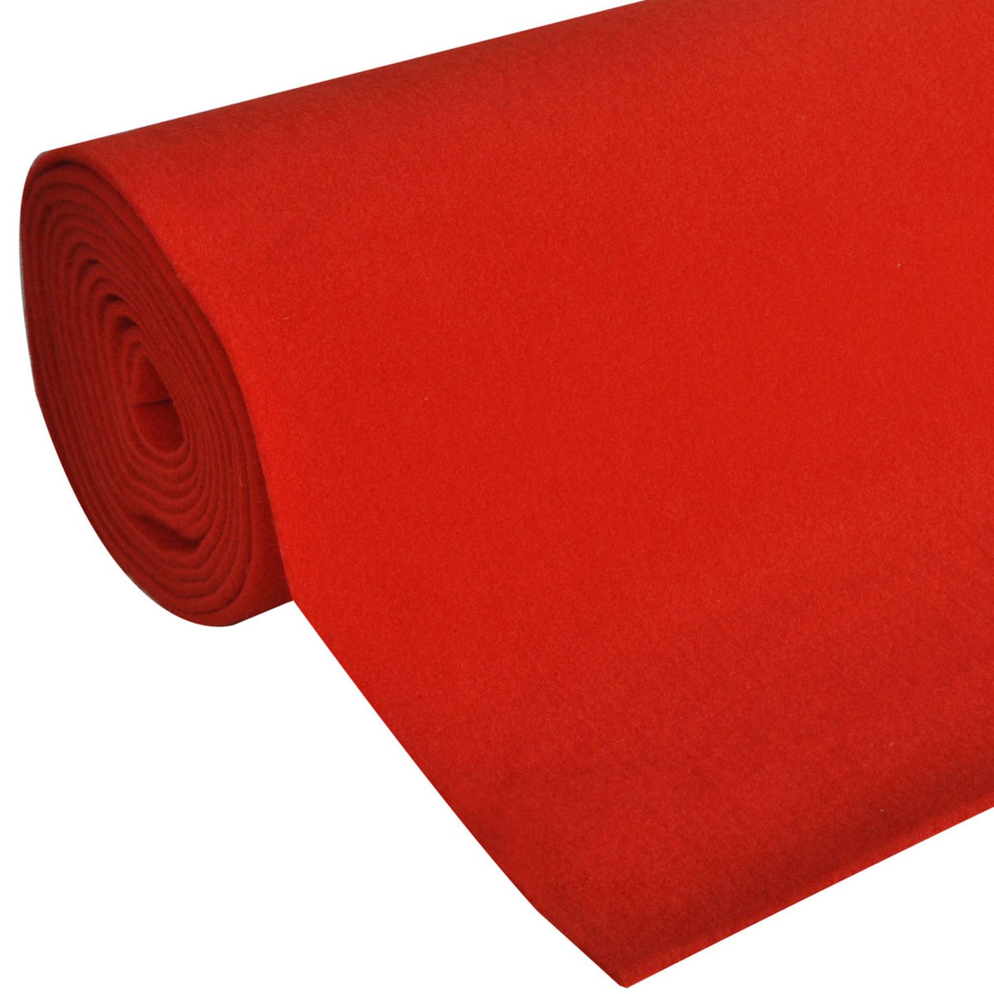 Tapijt Rood 1 x 10 m Polyester
