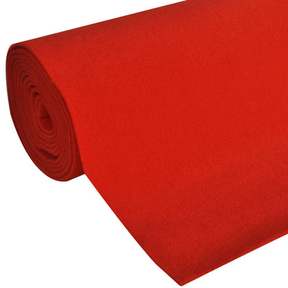 Tapijt Rood 1 x 20 m Polyester