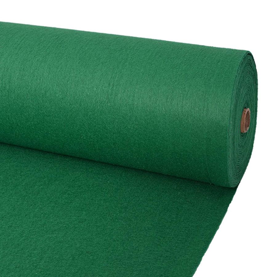 Tapijt Effen Groen 1 x 24 m Stof