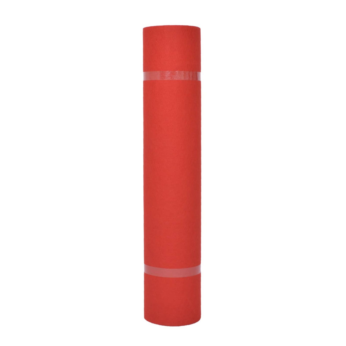 Tapijt Effen Rood 1 x 12 m Stof