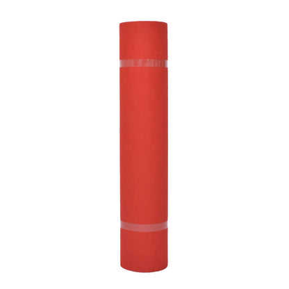 Tapijt Effen Rood 1 x 12 m Stof