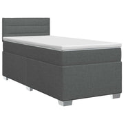 Boxspringbed met matras 80x200 cm donkergrijs