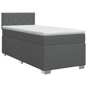Boxspringbed met matras 80x200 cm donkergrijs