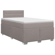 Boxspringbed met matras Taupe 120 x 190 cm Stof