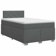 Boxspringbed 120 x 190 cm donkergrijs