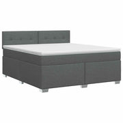 Boxspringbed 140x200 cm donkergrijs