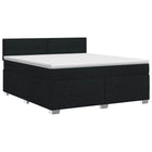 Boxspringbed met matras 140x200 cm zwart