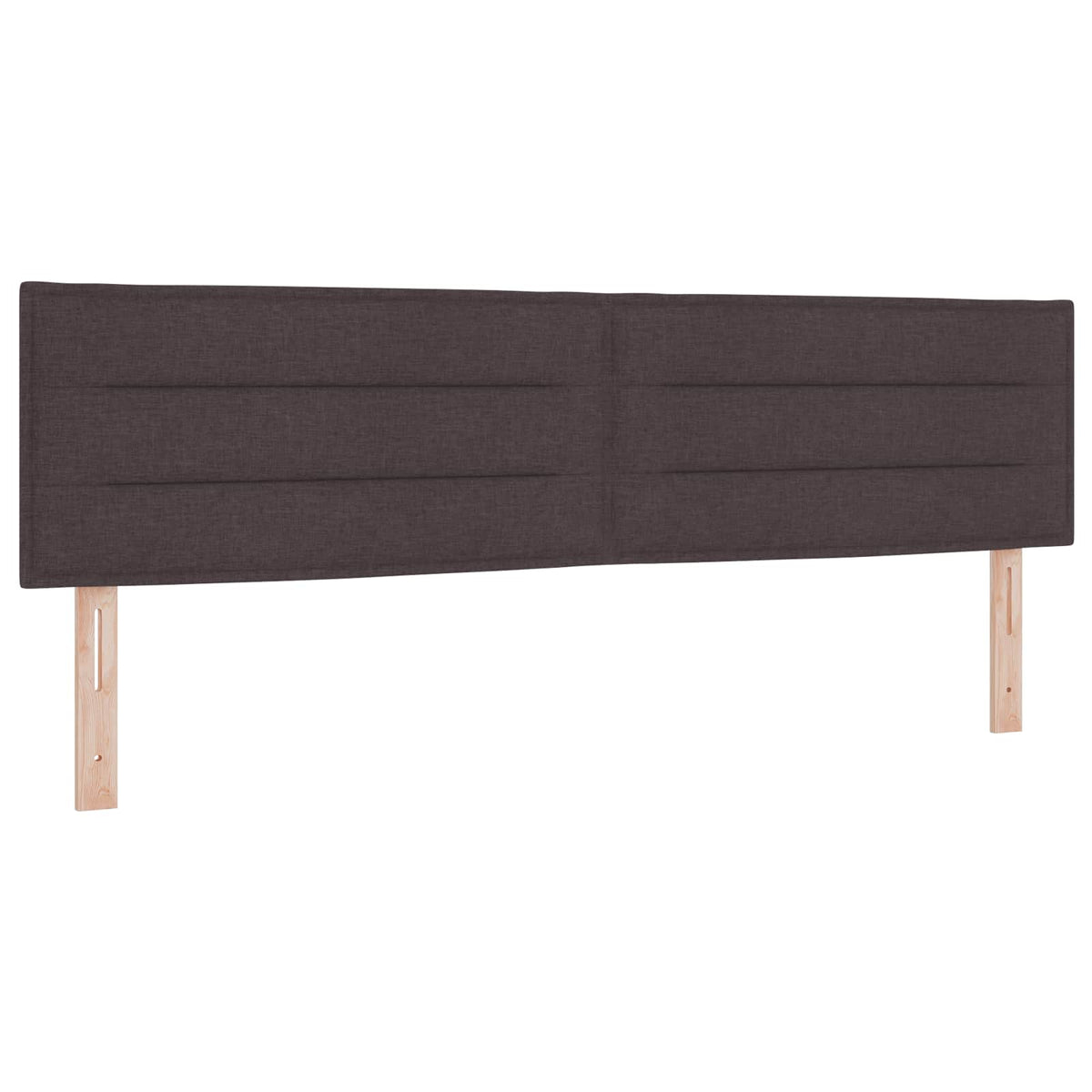 Boxspringbed met matras Donkerbruin 180 x 200 cm Stof