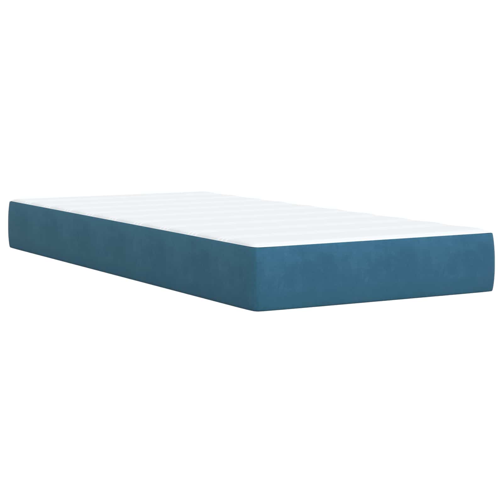 Boxspringbed met matras Donkerblauw 90 x 190 cm Fluweel
