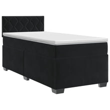 Boxspringbed met matras Zwart 90 x 200 cm Fluweel