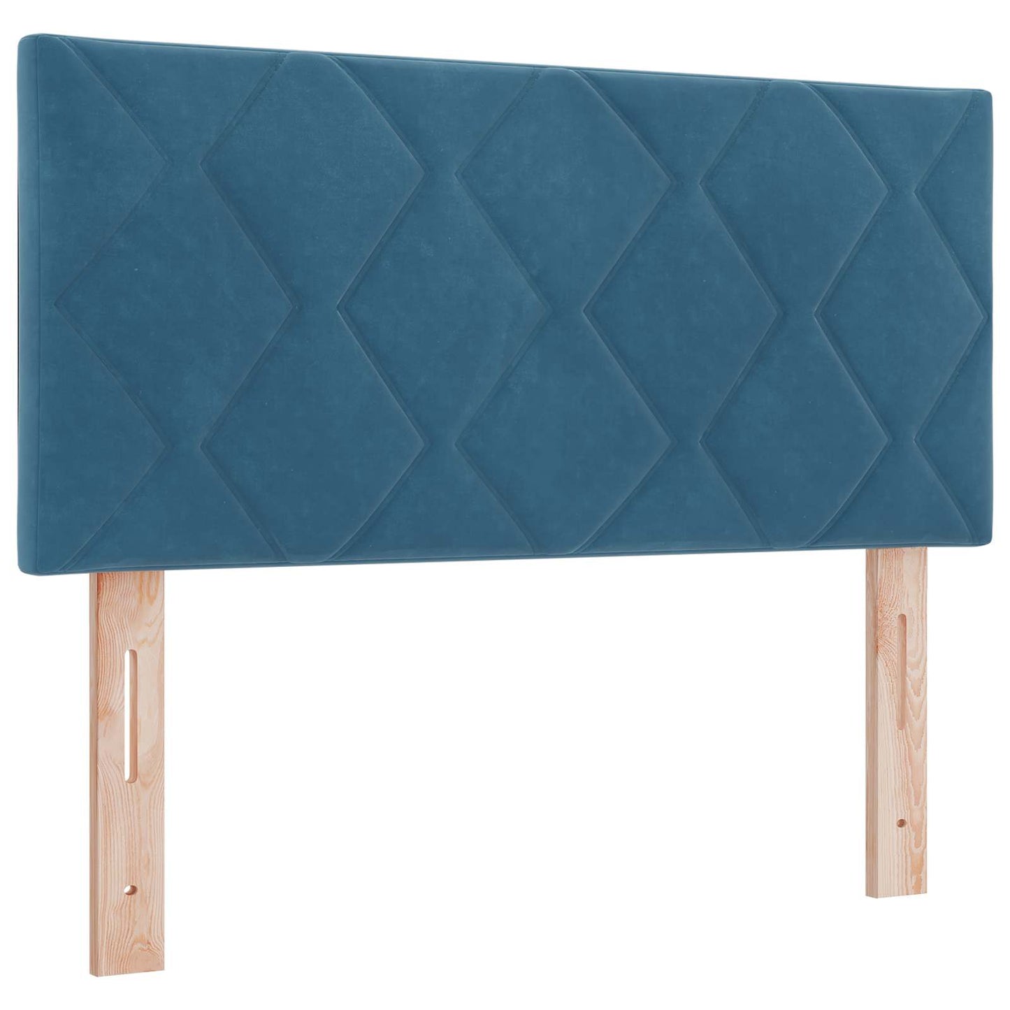 Boxspringbed met matras Donkerblauw 100 x 200 cm Fluweel