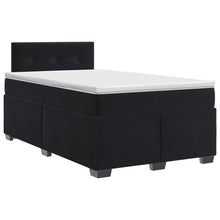 Boxspringbed met matras Zwart 120 x 190 cm Fluweel