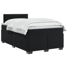 Boxspringbed met matras Zwart 120 x 190 cm Fluweel