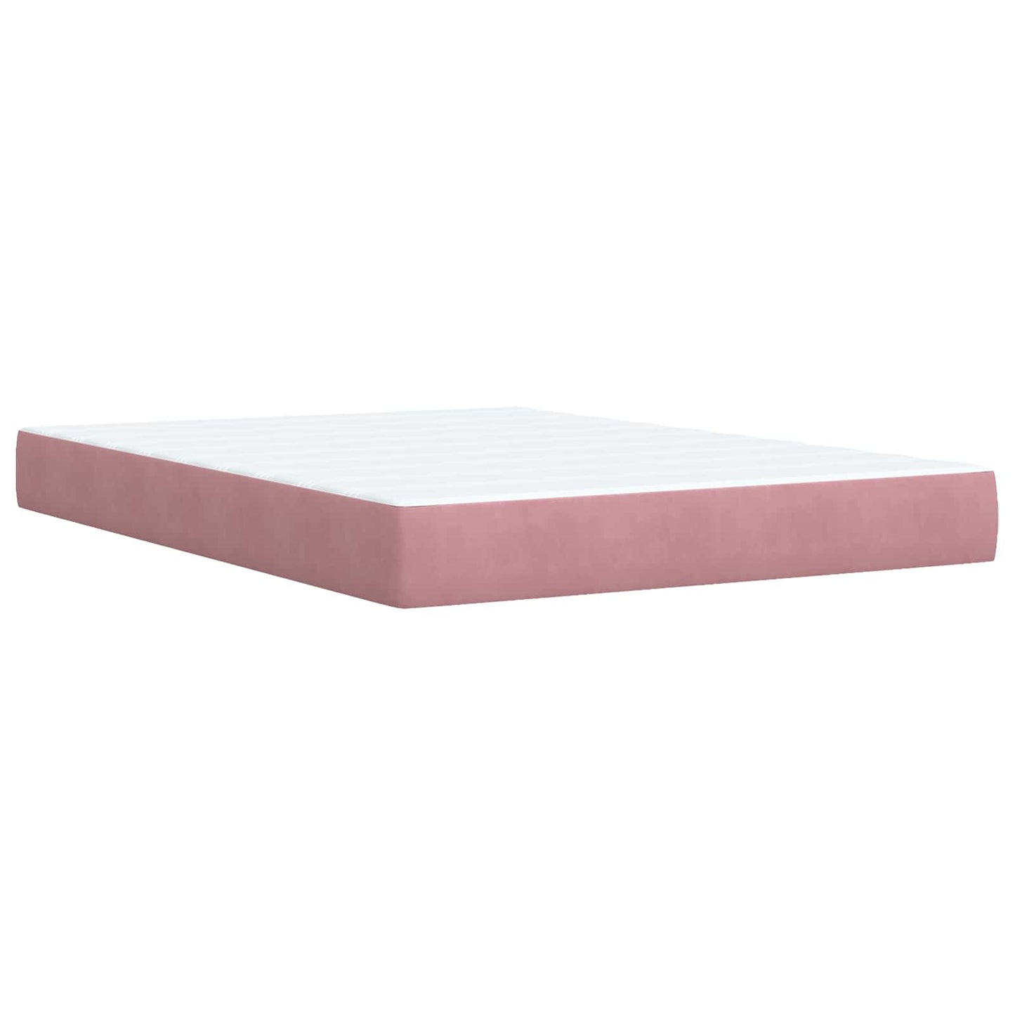 Boxspringbed met matras Roze 160 x 200 cm Fluweel