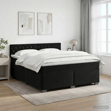 Boxspringbed met matras Zwart 160 x 200 cm Fluweel
