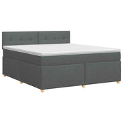 Boxspringbed met matras 160x200 cm donkergrijs