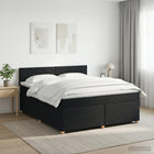 Boxspringbed met matras 140x190 cm zwart